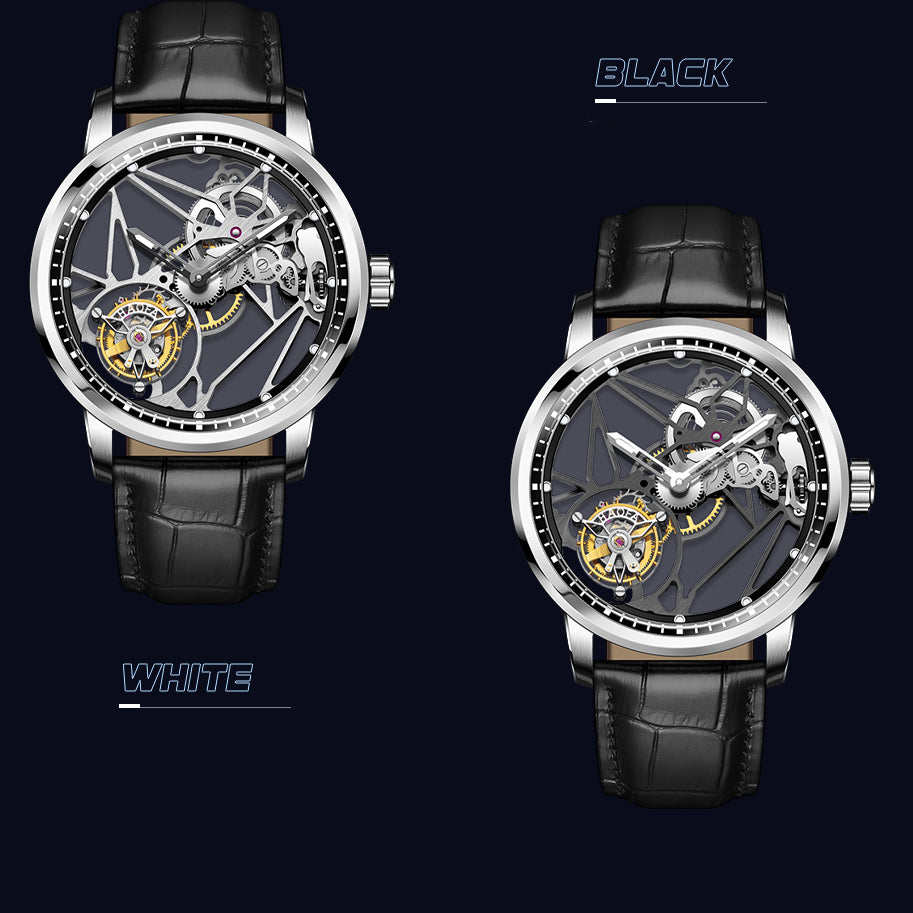 Haofa Luxury Skeleton 7 Clock Tourbillon Watch 1925B