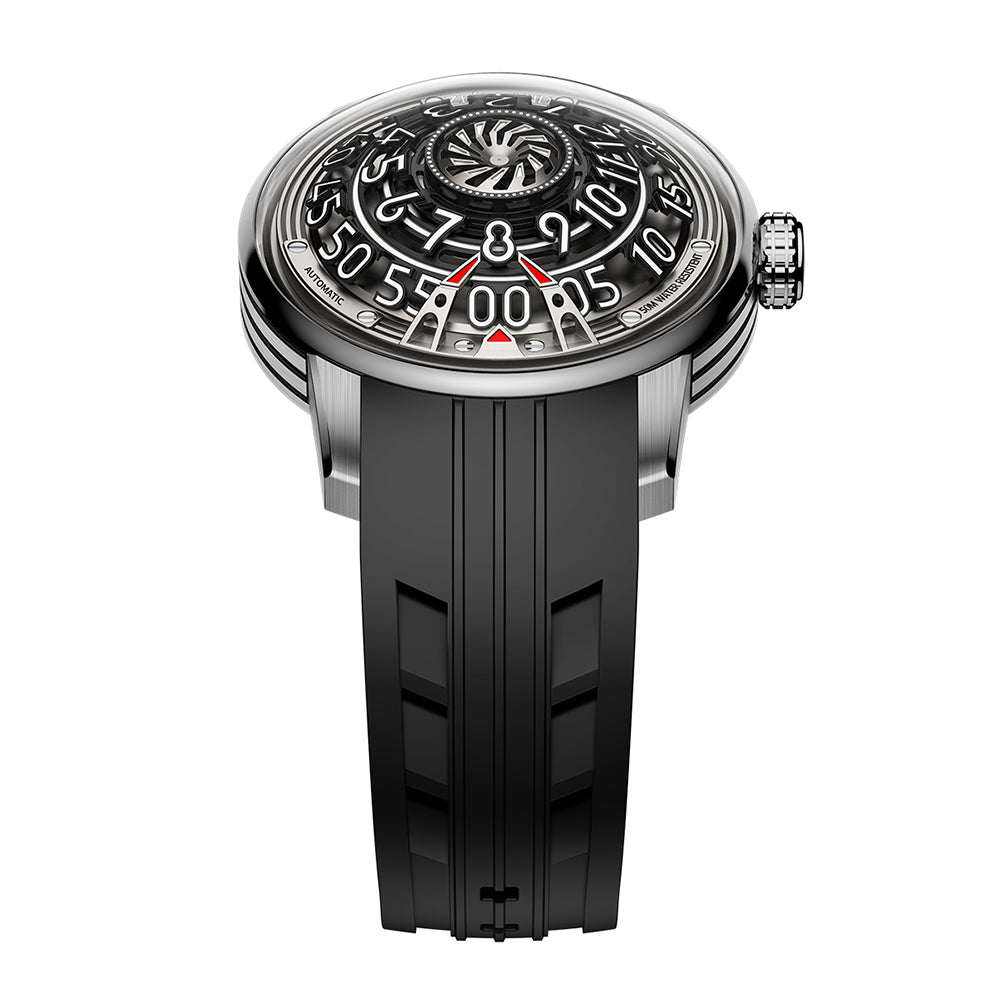 ZBIOLAND Wheel of Destiny Automatic Watch Sky-shaped Sapphire Crystal Luminous 1002