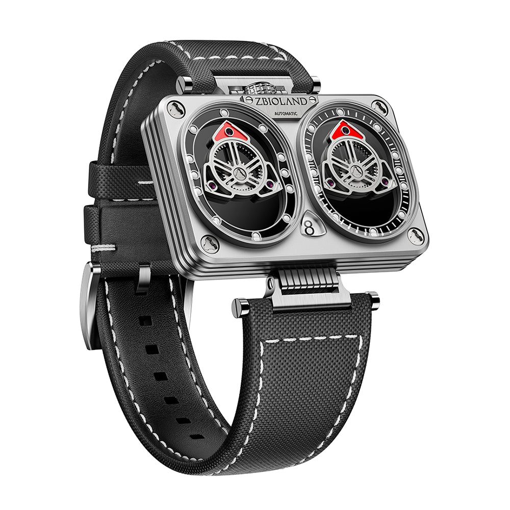 ZBIOLAND Rotary Engine Mechanical Watch Concept Twin 1005
