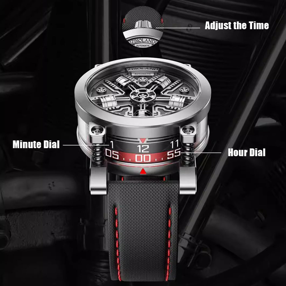 ZBIOLAND Radial Engine Mechanical Watch STELLAR ENGINE Dial 1006