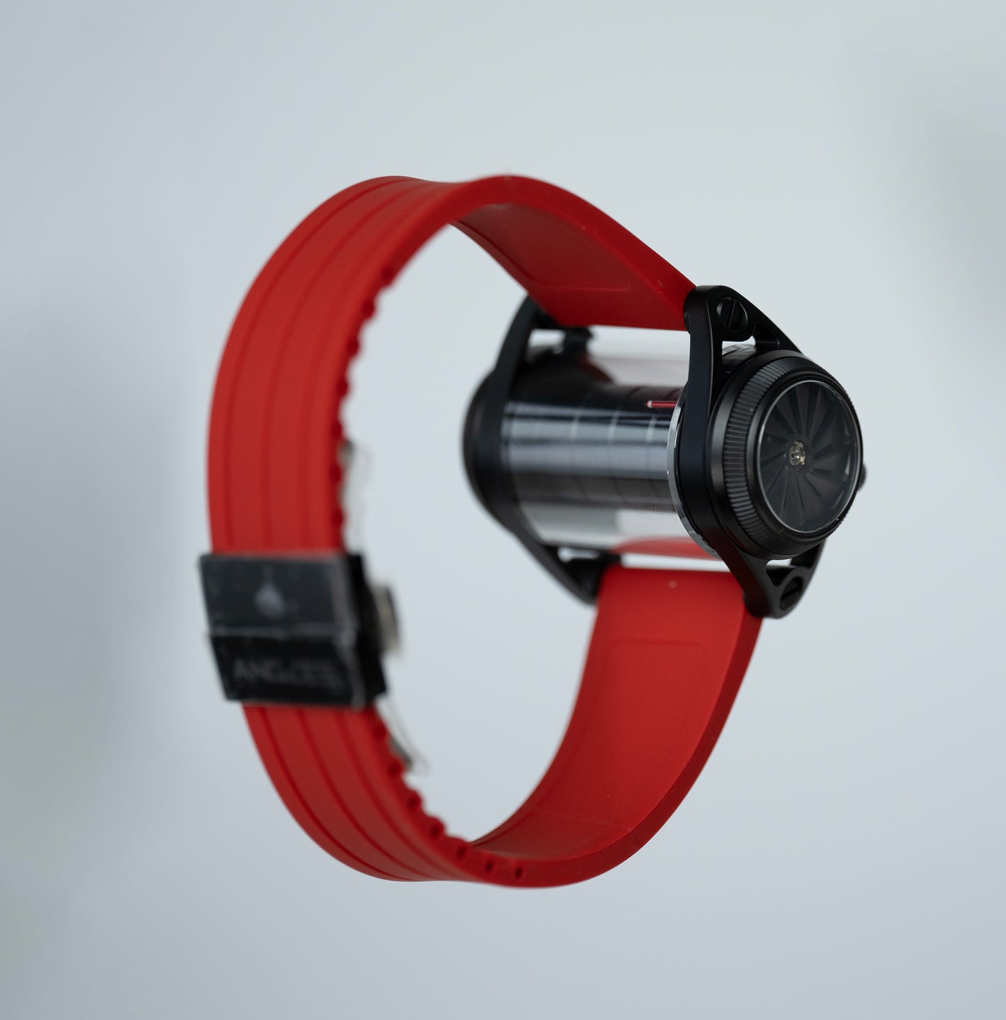 Angles Cylindrex Watch for Men Independent Watchmaking Unique Wristwatch