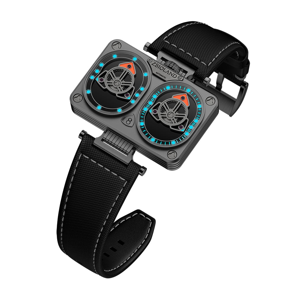 ZBIOLAND Rotary Engine Mechanical Watch Concept Twin 1005