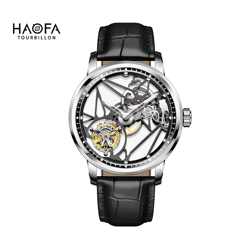 Haofa Luxury Skeleton 7 Clock Tourbillon Watch 1925B