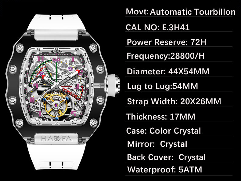 HAOFA K9 Automatic Tourbillon Watch Model 2210