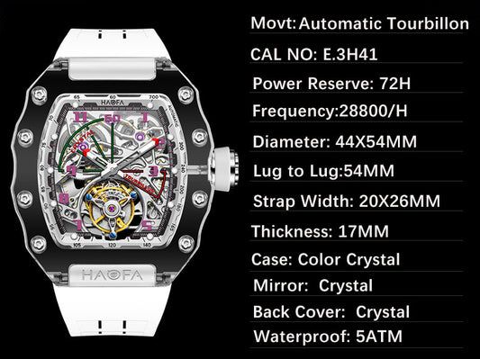 HAOFA K9 Automatic Tourbillon Watch Model 2210