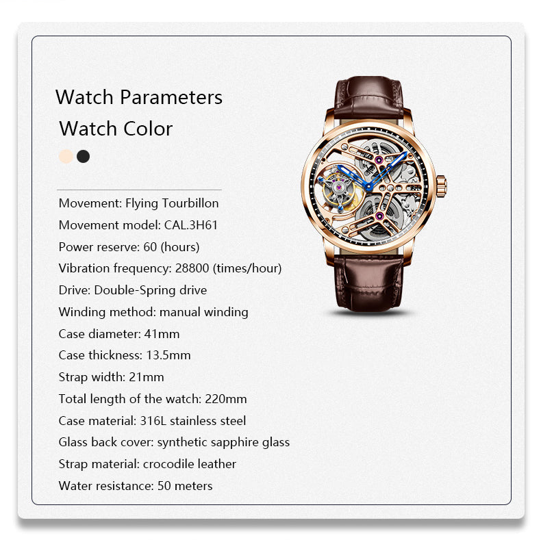 Haofa Tourbillon 1940 Double Spring Drive Watch
