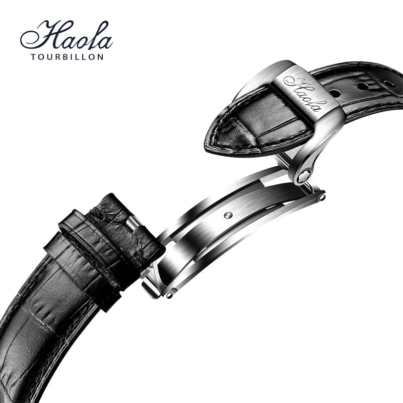 Haofa Luxury Skeleton 7 Clock Tourbillon Watch 1925B