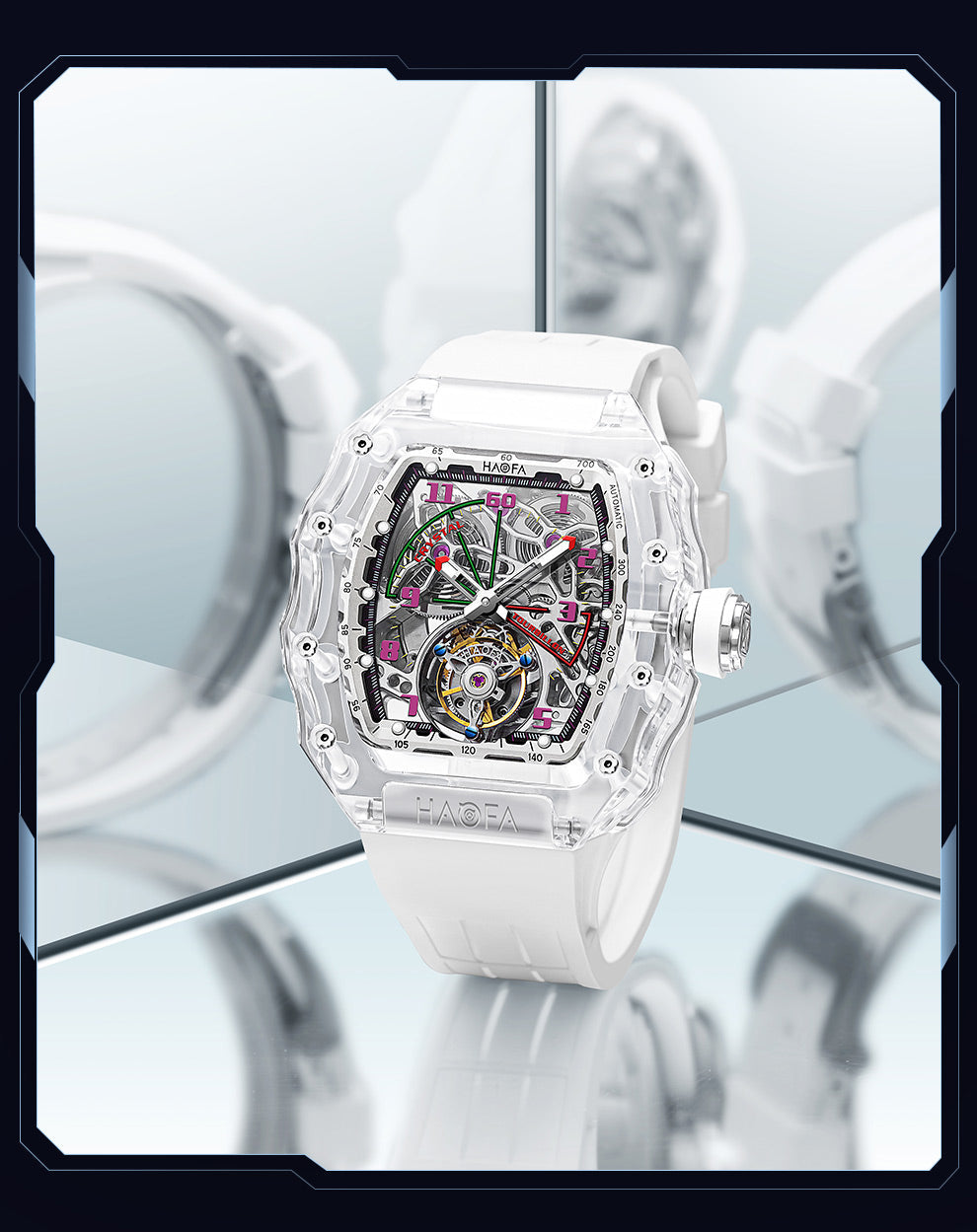 HAOFA K9 Automatic Tourbillon Watch Model 2210