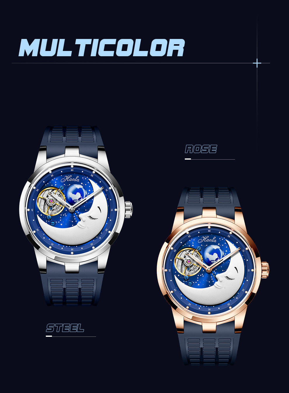 HAOFA Moon Carrousel 1953 Super Luminous Watch