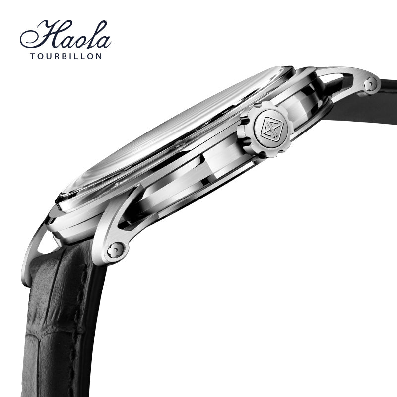 Haofa Luxury Skeleton 7 Clock Tourbillon Watch 1925B