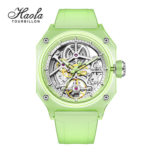 HAOFA Color Crystal Automatic Watch Power 72 Hours 2208
