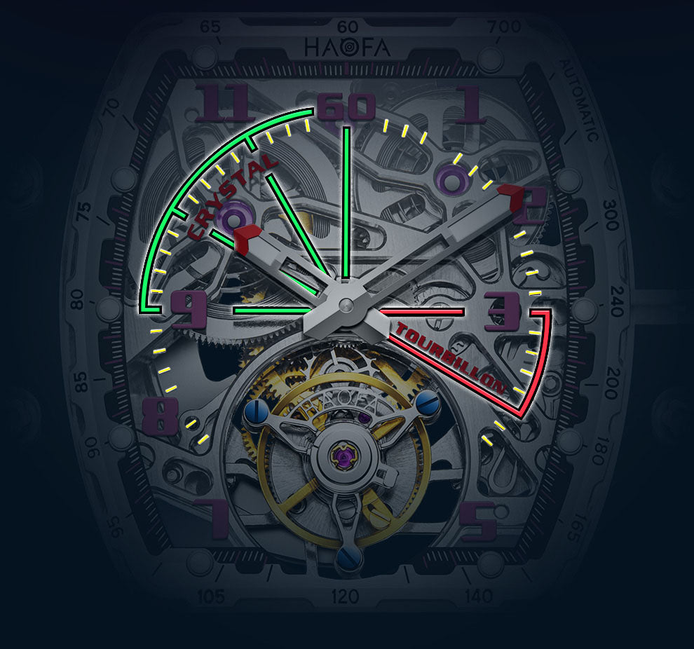 HAOFA K9 Automatic Tourbillon Watch Model 2210
