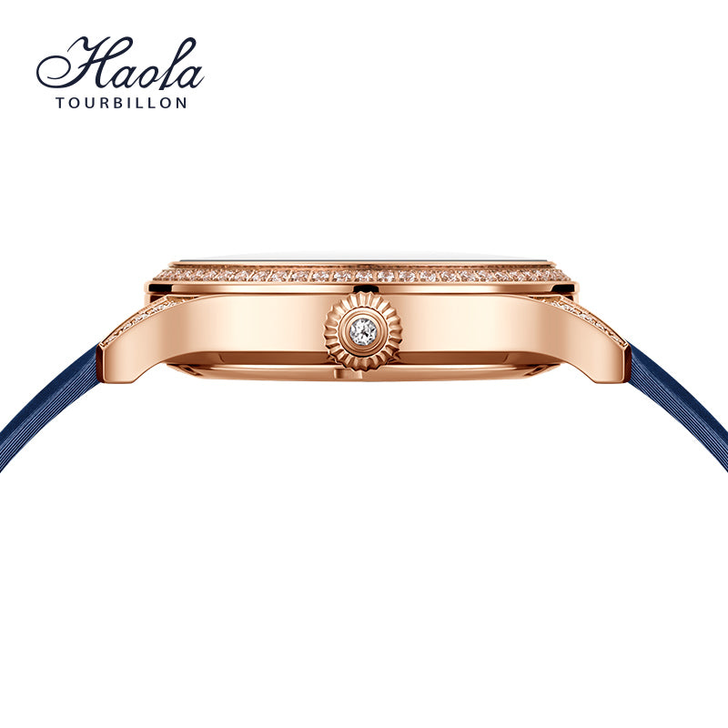 Haofa Women Lady Tourbillon Watches Luxury Sapphire Wrist Watch 1809