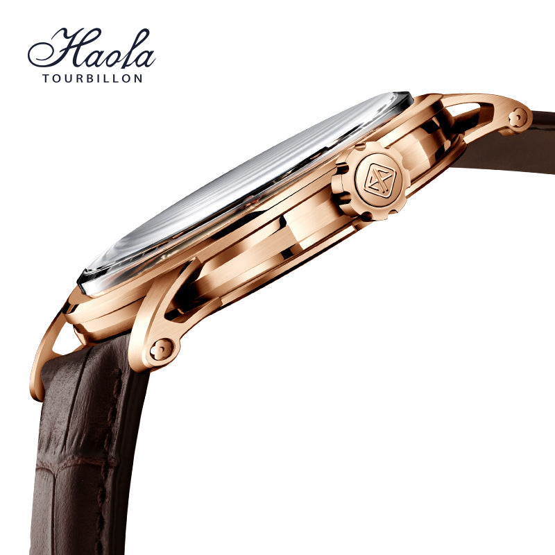 Haofa Luxury Skeleton 7 Clock Tourbillon Watch 1925B