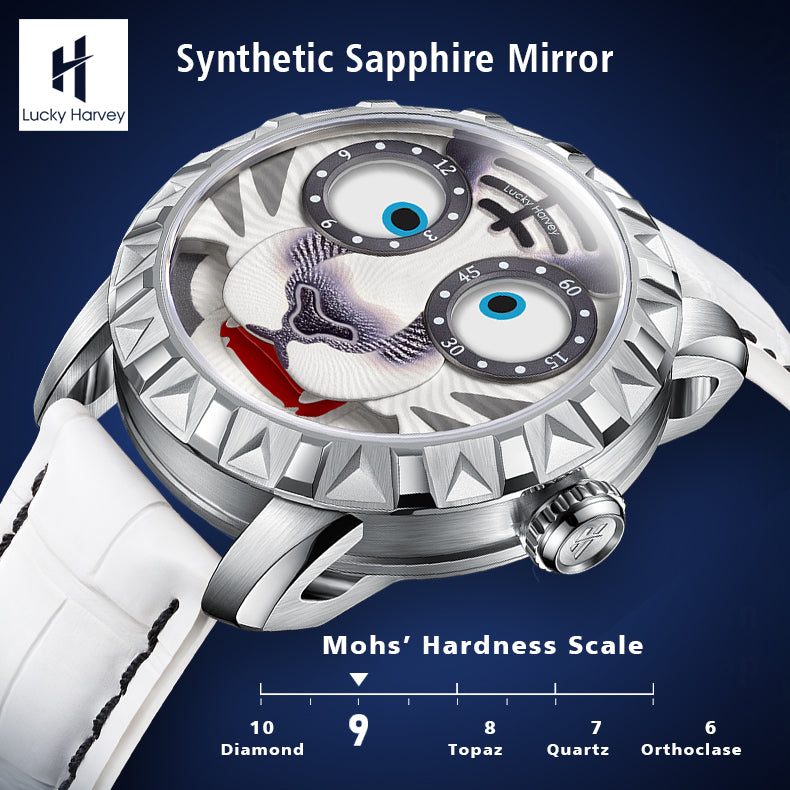 LUCKY HARVEY Tiger Automatic Watch Round Shaped Case Luminous Limited Edition(2022PCS)