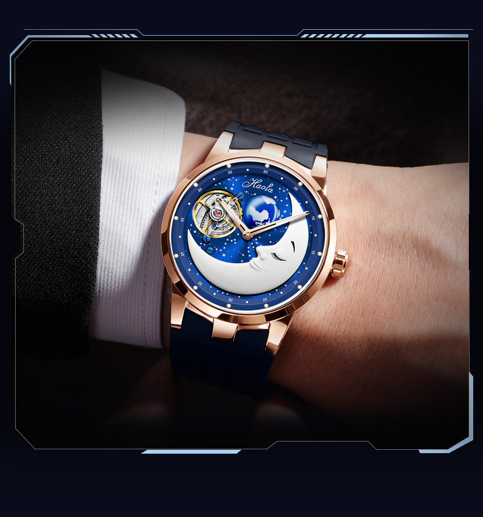 HAOFA Moon Carrousel 1953 Super Luminous Watch