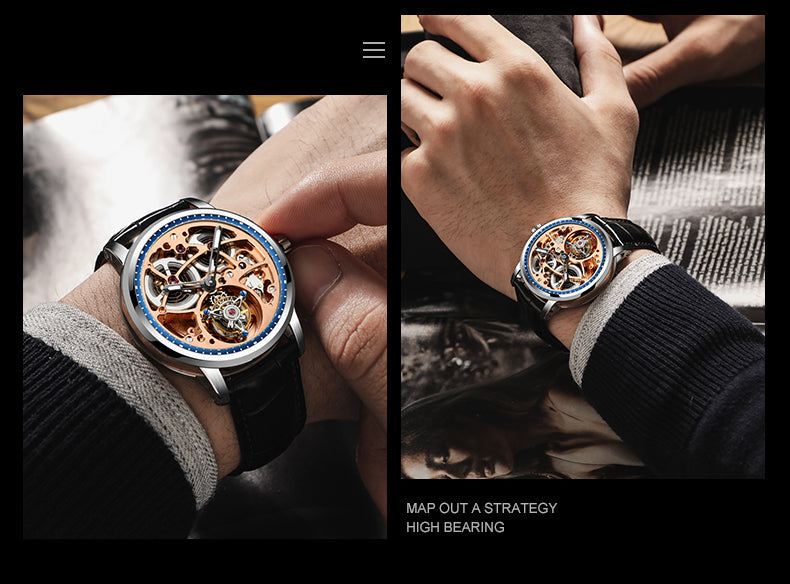 HAOFA Automatic Tourbillon Double Spring Watch 1931