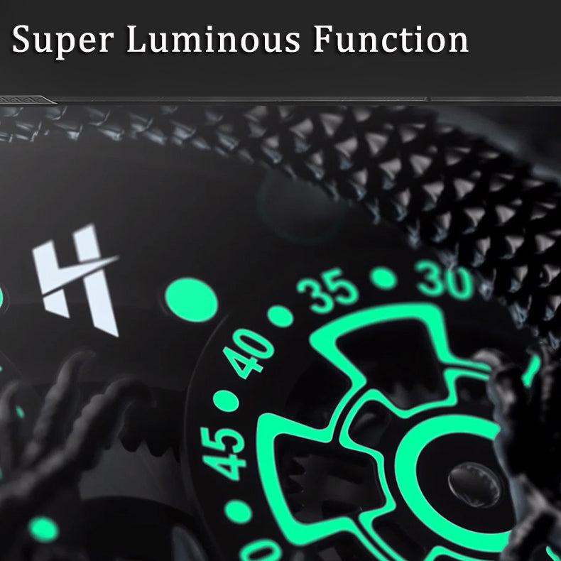 LUCKY HARVEY Dragon Automatic Watch Round Shaped Case Luminous