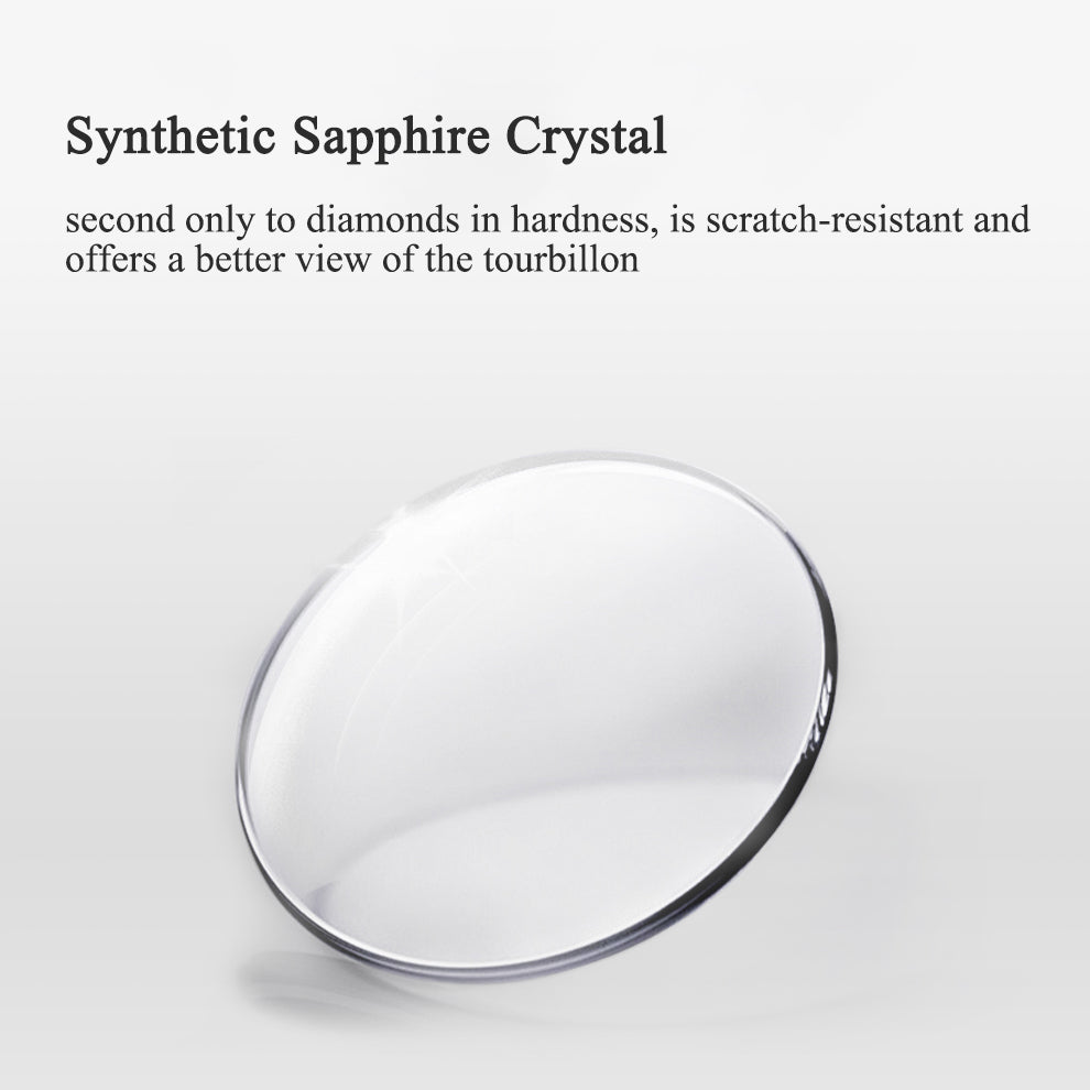 Haofa HFT1001 Titanium Stainless Steel Tourbillon Necklace