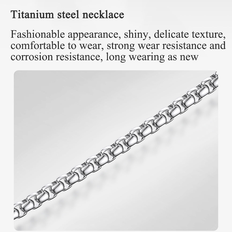 Haofa HFT1001 Titanium Stainless Steel Tourbillon Necklace