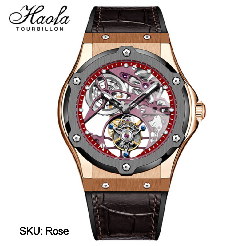 Haofa 1916 Double Barrel Tourbillon Watch