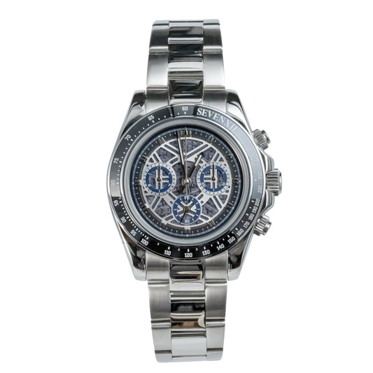 SEVENXII Day tona Chronograph Sapphire Automatic Chronograph Mechanical Watch for Men Waterproof Casual