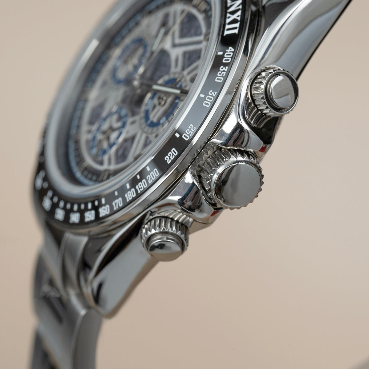 SEVENXII Day tona Chronograph Sapphire Automatic Chronograph Mechanical Watch for Men Waterproof Casual