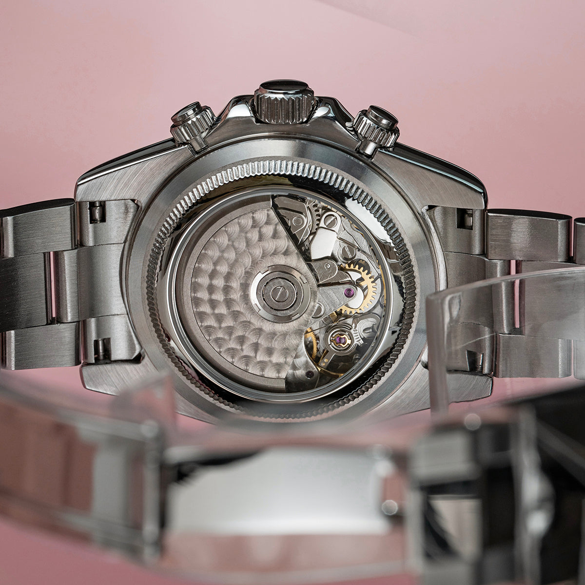 SEVENXII Day tona Chronograph Sapphire Automatic Chronograph Mechanical Watch for Men Waterproof Casual