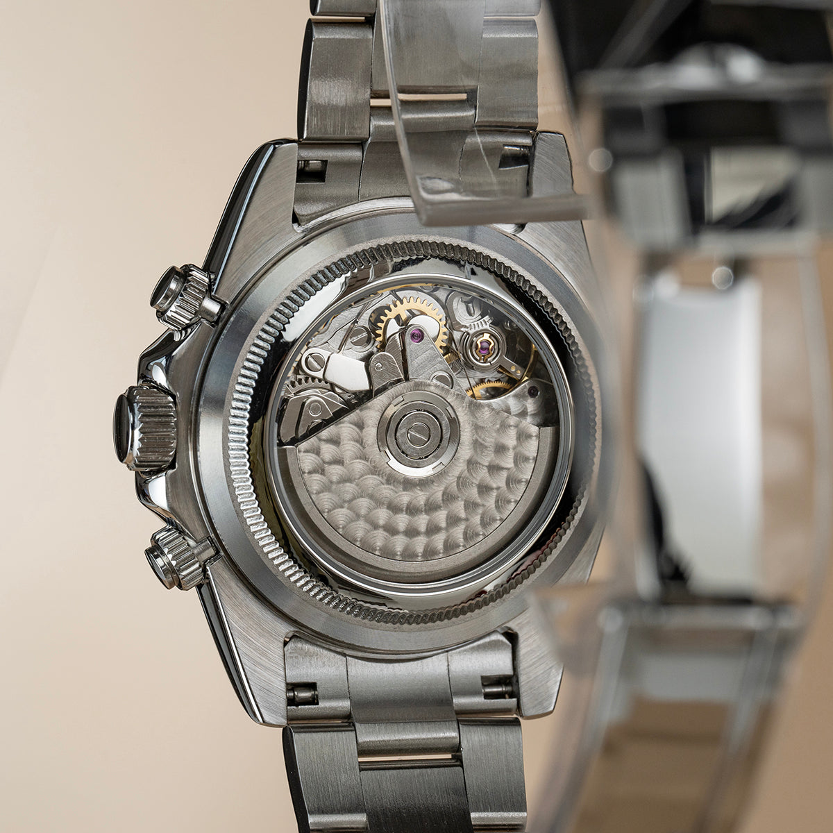 SEVENXII Day tona Chronograph Sapphire Automatic Chronograph Mechanical Watch for Men Waterproof Casual
