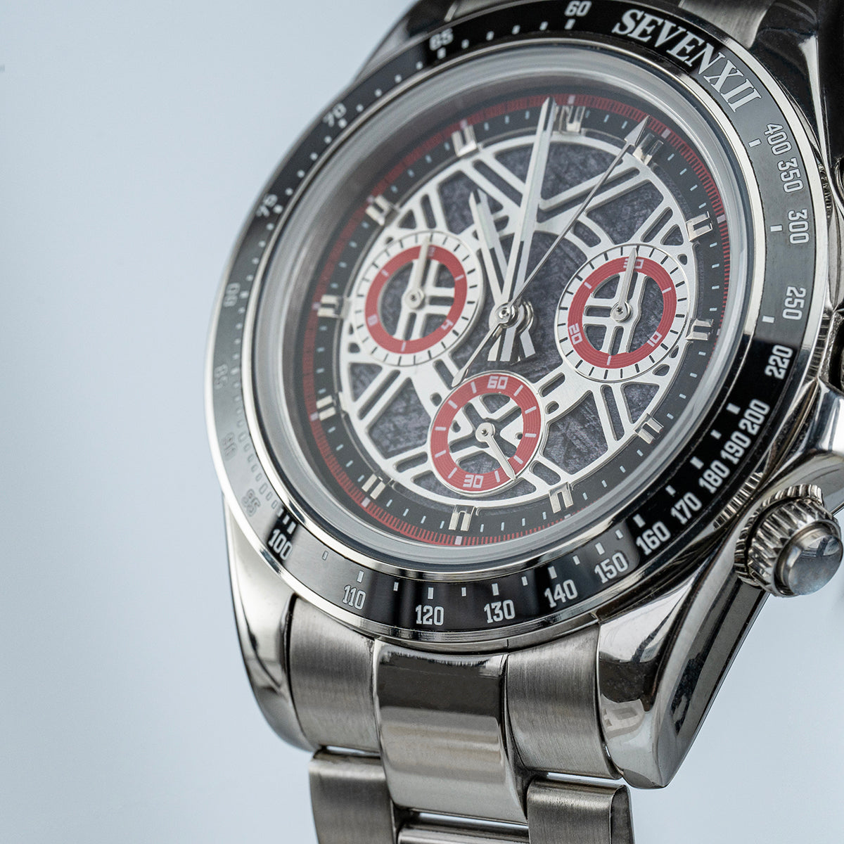 SEVENXII Day tona Chronograph Sapphire Automatic Chronograph Mechanical Watch for Men Waterproof Casual