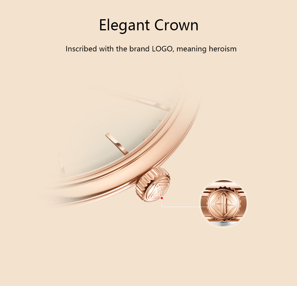 Haofa Ultra-thin Automatic Mechanical Watch for Men Calendar Waterproof Sapphire Watches 1606