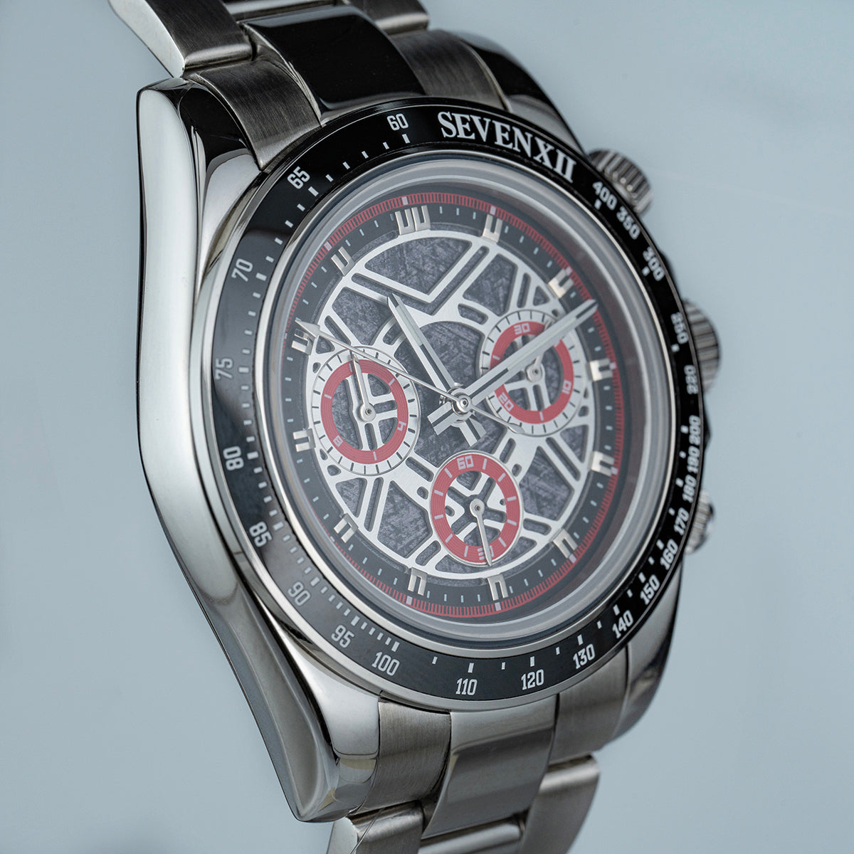 SEVENXII Day tona Chronograph Sapphire Automatic Chronograph Mechanical Watch for Men Waterproof Casual