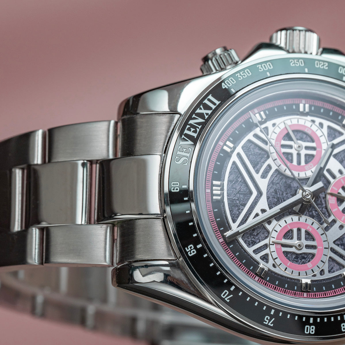 SEVENXII Day tona Chronograph Sapphire Automatic Chronograph Mechanical Watch for Men Waterproof Casual