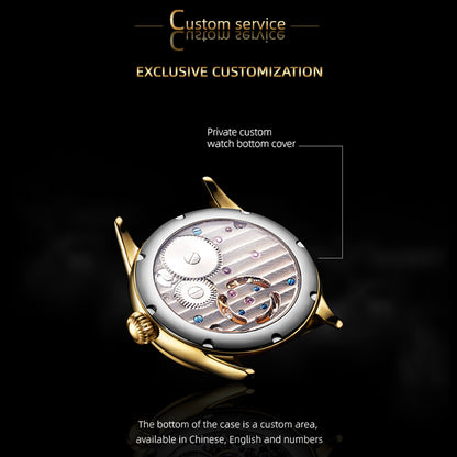 AESOP GMT Multifunction 100% Original Tourbillon 7020 Watch