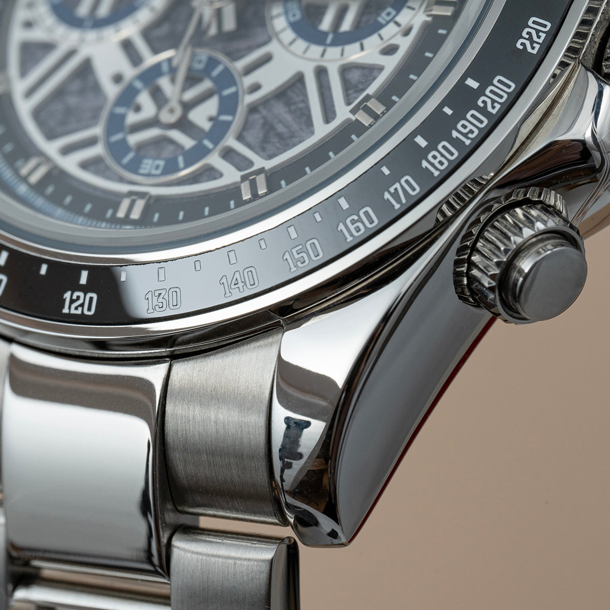 SEVENXII Day tona Chronograph Sapphire Automatic Chronograph Mechanical Watch for Men Waterproof Casual
