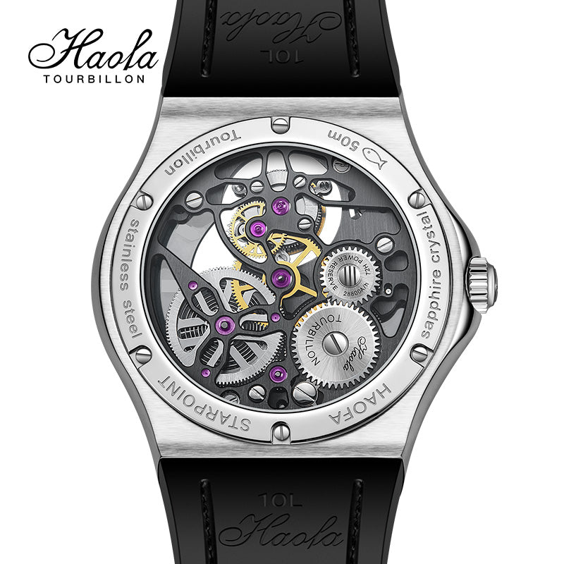 Haofa 1916 Double Barrel Tourbillon Watch