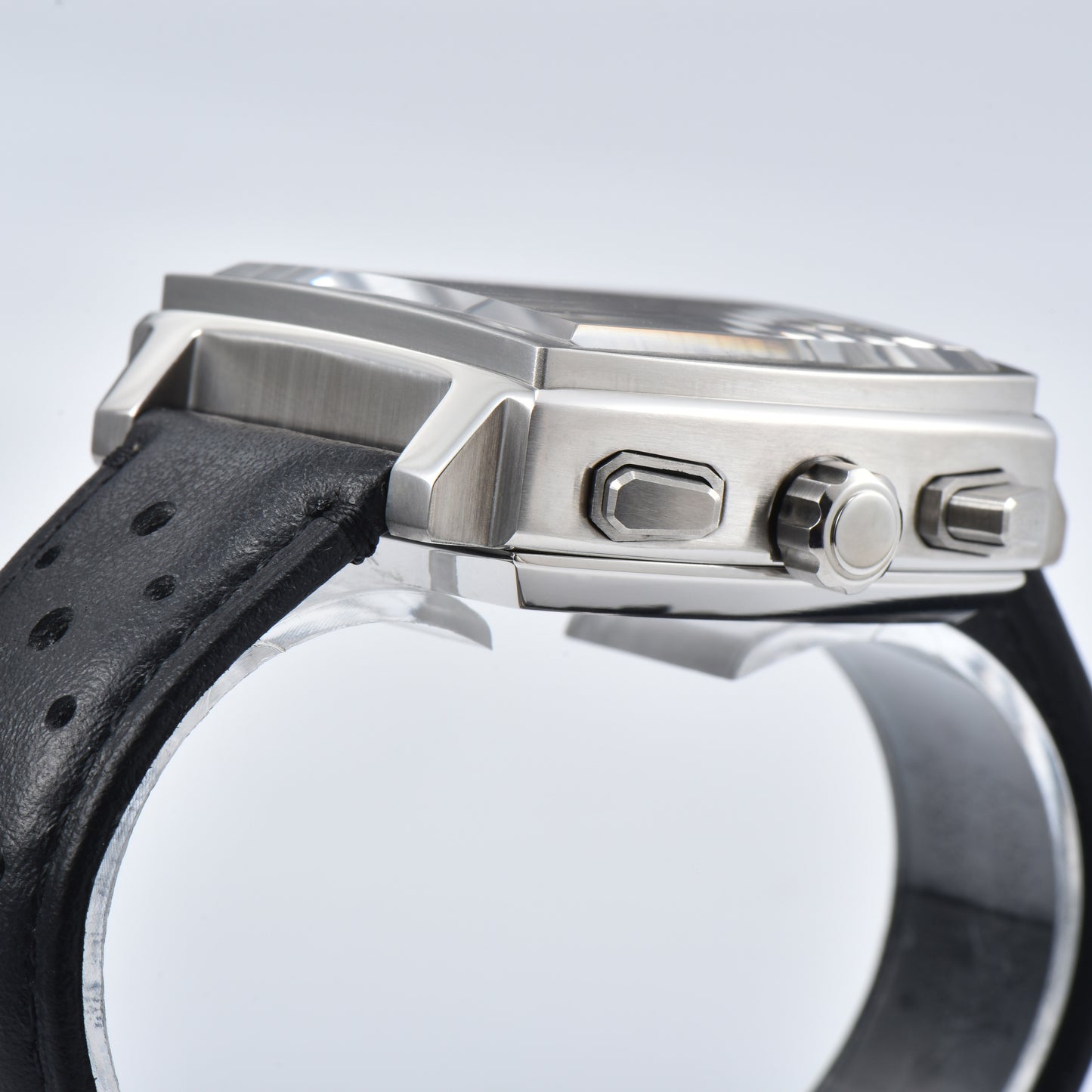 SEVEN Square Chronograph Watch for Men Sapphire Crystal Waterproof Automatic Wristwatch
