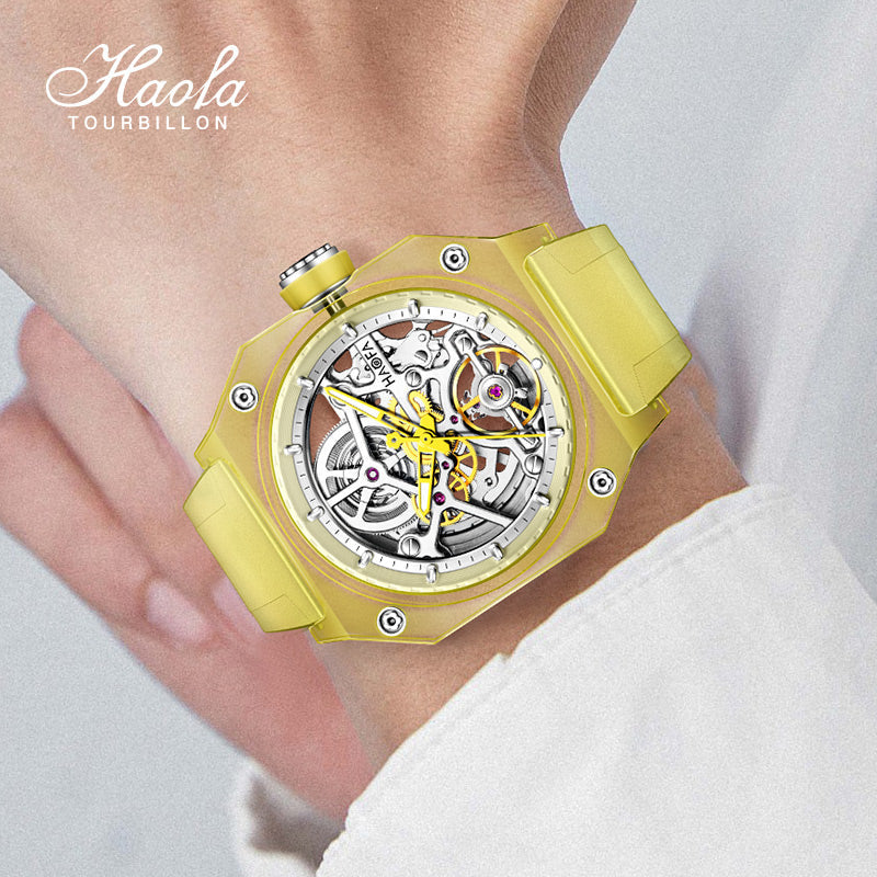 HAOFA Color Crystal Automatic Watch Power 72 Hours 2208