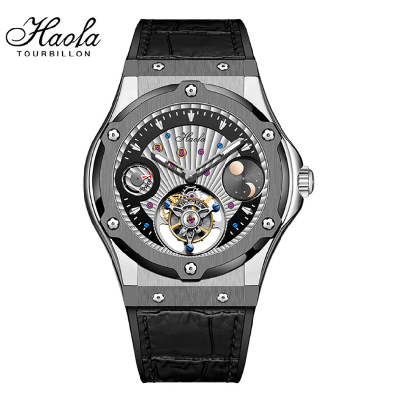 Haofa Power Reserve Day And Night Tourbillon Watch 1915