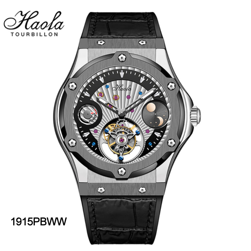 Haofa Power Reserve Day And Night Tourbillon Watch 1915