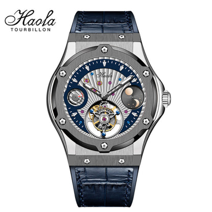 Haofa Power Reserve Day And Night Tourbillon Watch 1915