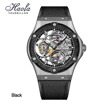 Haofa Tourbillon 1918 Carbon Fiber Bezel Titanium Alloy Case