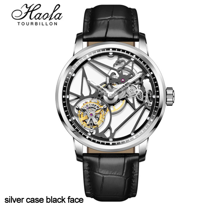 Haofa Luxury Skeleton 7 Clock Tourbillon Watch 1925B