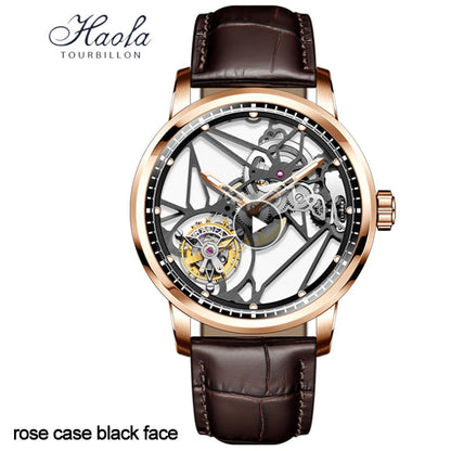 Haofa Luxury Skeleton 7 Clock Tourbillon Watch 1925B