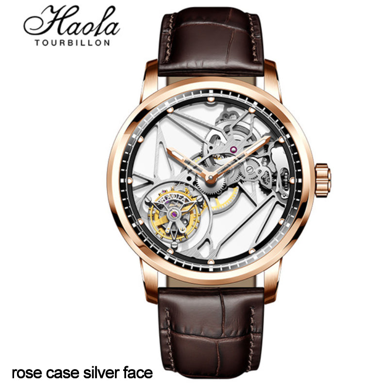 Haofa Luxury Skeleton 7 Clock Tourbillon Watch 1925B