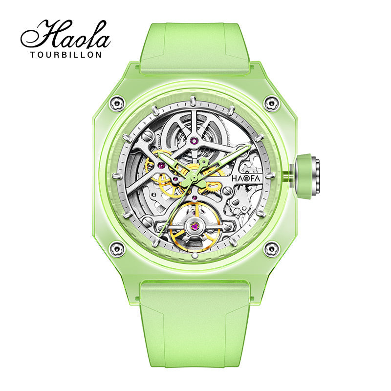 HAOFA Color Crystal Automatic Watch Power 72 Hours 2208