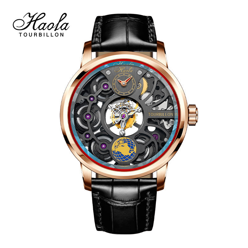 HAOFA new model 1938 Center  4 Barrel tourbillon ，120 hours power ,Most collectible art