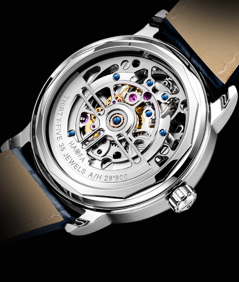 HAOFA 3D Galaxy Double Barrel Automatic Tourbillon (Gift Crystal Galaxy ball ) Model 2268