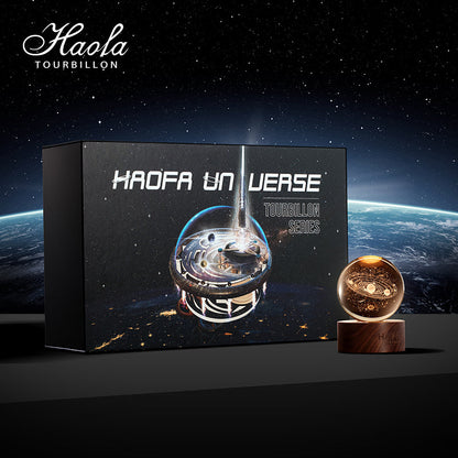 HAOFA 3D Galaxy Double Barrel Automatic Tourbillon (Gift Crystal Galaxy ball ) Model 2268