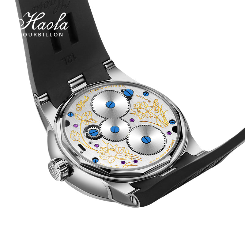 Haofa Carrousel Movement 3D Carp Watch Karrusel Model 1951